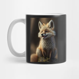 Cool portrait of a cute Fox Mug